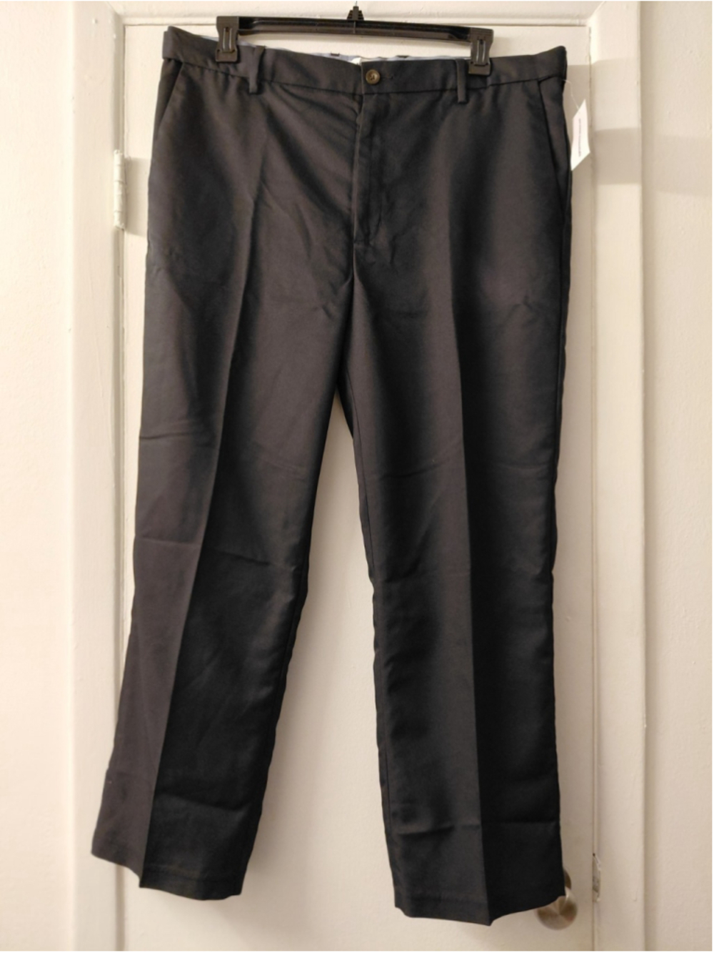 Men's Amazon Essentials Black Dress Pants 40x29 NWT Formal Casual Business